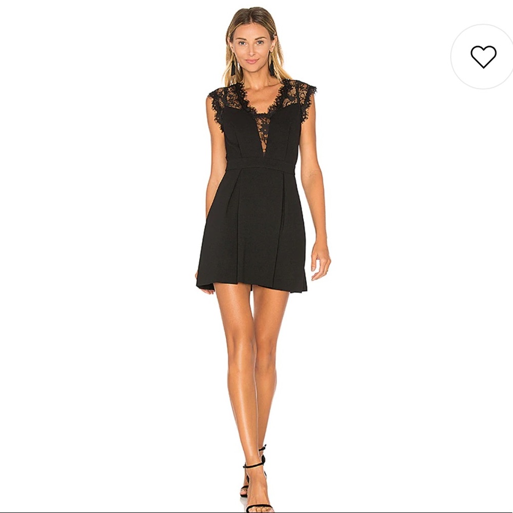 BCBGeneration Lace Inset Dress